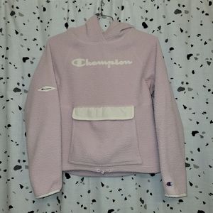 Pink Champion Sherpa Hoodie